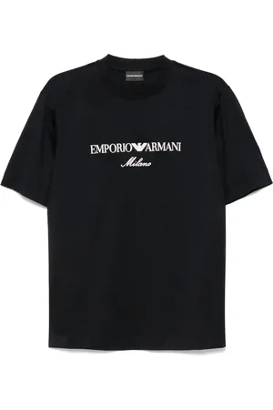 Emporio Armani Playera con logo bordado