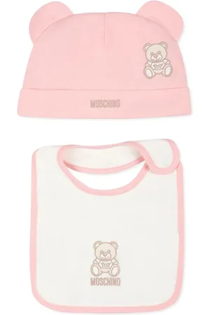 Moschino Set de babero y gorro con motivo Teddy Bear