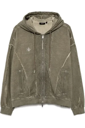 FIVE CM Hoodie con paneles y cierre