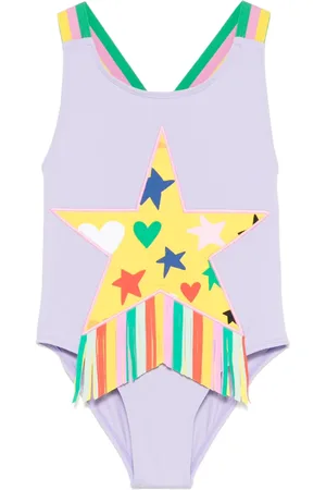 Stella McCartney Traje de baño con flecos de estrella