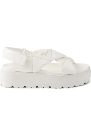 Prada Sandalias con plataforma plana