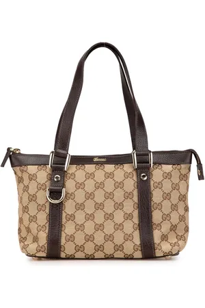 Gucci Tote GG Canvas Abbey D Ring 2000-2015