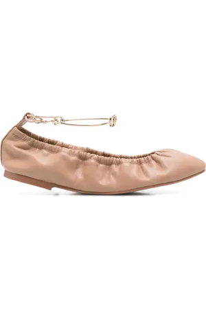 Twin-Set Flats con tira en el tobillo