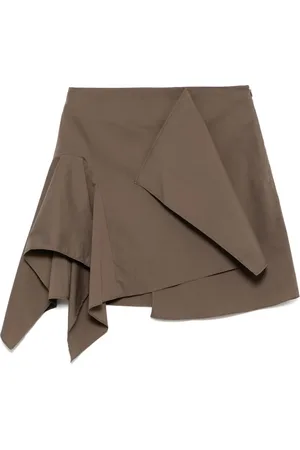 Low Classic Falda corta con detalle drapeado