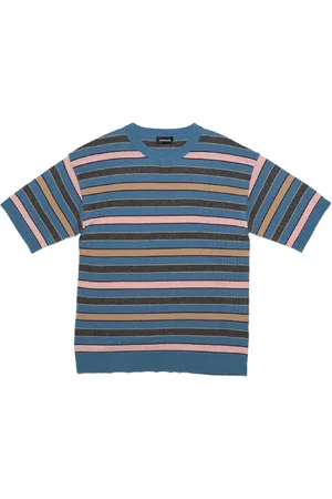 Mainless Playera con motivo de rayas