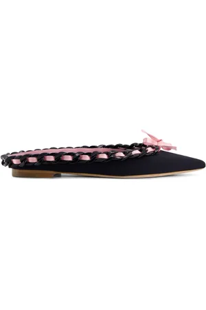 Giambattista Valli Slippers con detalle de moño