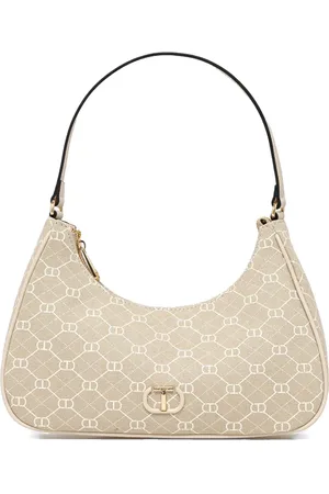 Twin-Set Bolsa de hombro con monograma estampado