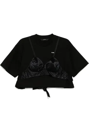 pushBUTTON Top corto Bra Point
