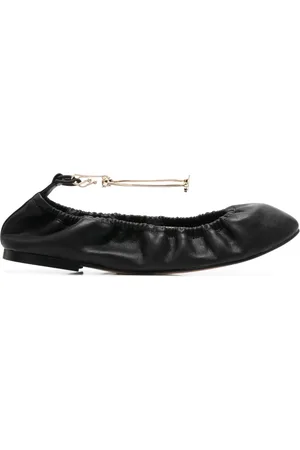 Twin-Set Flats con tira en el tobillo