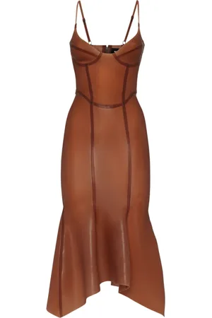 Dsquared2 Vestido midi Latex
