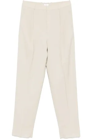 Saint Laurent Pantalones con dobladillo vuelto