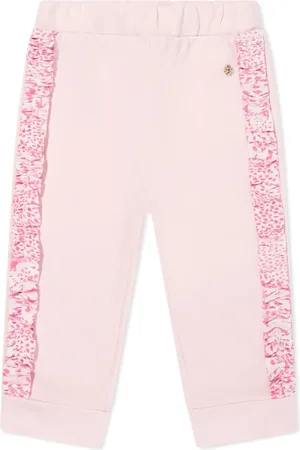 Roberto Cavalli Pants con detalle de volantes