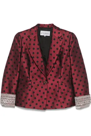 Gianfranco Ferré Blazer con motivo de lunares 1990