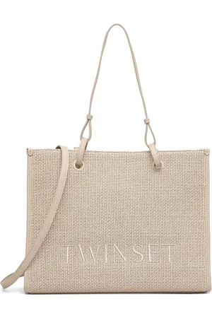 Twin-Set Tote con logo bordado