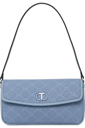 Twin-Set Bolsa de hombro con monograma estampado