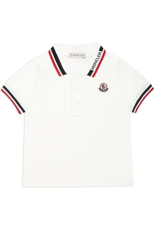 Moncler Playera tipo polo manga corta