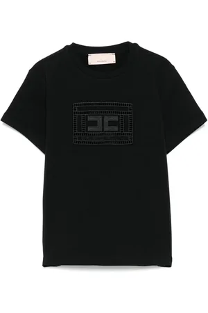 Elisabetta Franchi Playera con parche del monograma