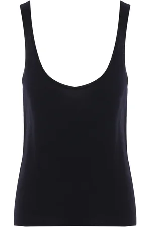 Saint Laurent Camiseta con escote redondo