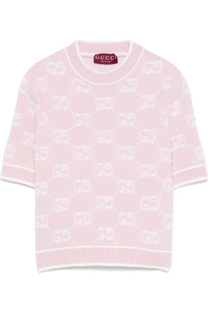 Gucci Playera con logo en jacquard