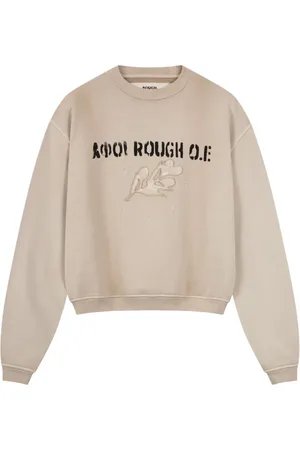 ROUGH. Sudadera con logo estampado