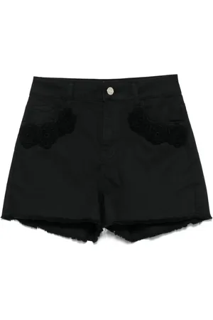 Liu Jo Shorts con flores de crochet