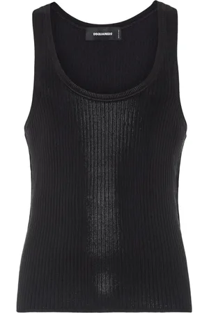 Dsquared2 Camiseta tejida de canalé