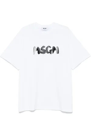 Msgm Playera con logo estampado