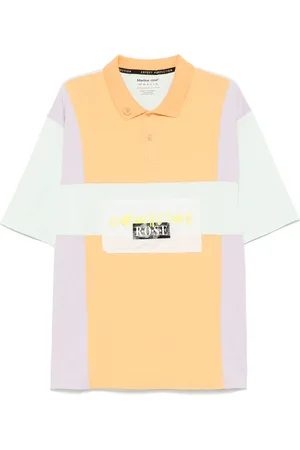 MARTINE ROSE Playera tipo polo con diseño color block