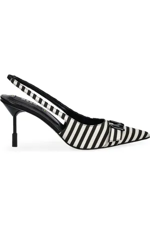 Msgm Zapatillas a rayas y tacón de 90mm