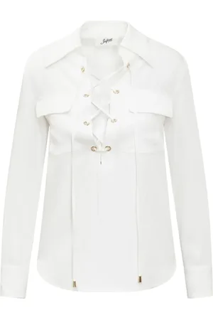 THE SEAFARER Camisa con detalle de encaje