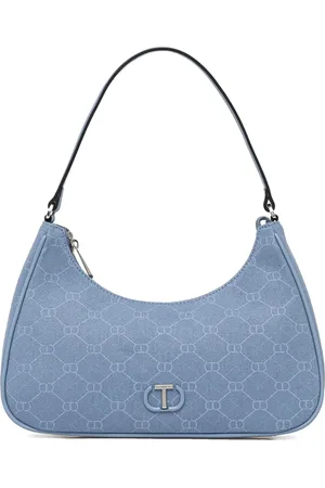 Twin-Set Bolsa de hombro con monograma estampado