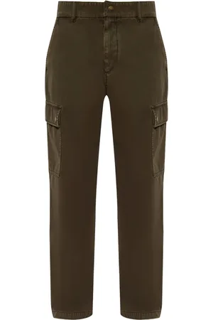 Burberry Pantalones cargo con diseño recto