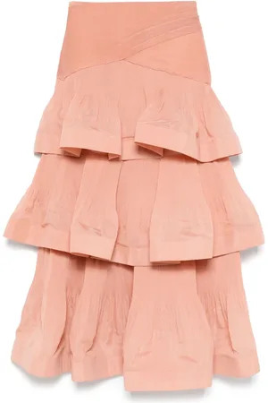 ZIMMERMANN Falda plisada escalonada