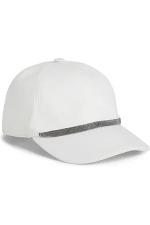 Brunello Cucinelli Gorra con detalle de cadena Monili