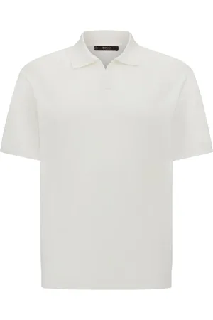 Boggi Milano Playera tipo polo tejida