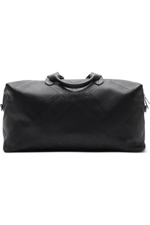 Burberry Bolsa de viaje con motivo de cuadros en relieve