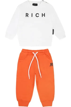 John Richmond Traje deportivo con logo estampado