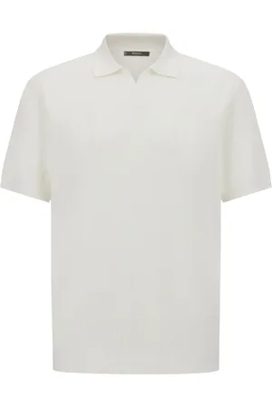 Boggi Milano Playera tipo polo tejida