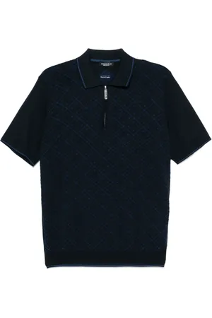 Stefano Ricci Playera tipo polo con motivo