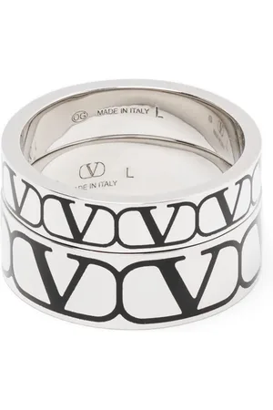 VALENTINO GARAVANI Anillo VLogo (set de dos)