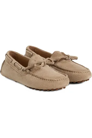 Brunello Cucinelli Mocasines de gamuza