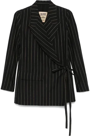 UMA WANG Blazer con motivo de rayas