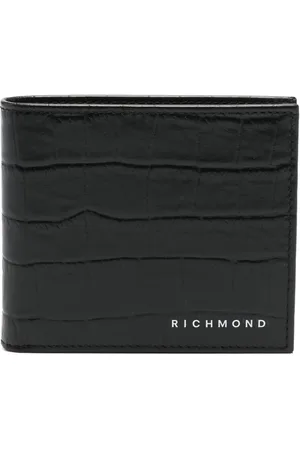 John Richmond Cartera con logo en relieve