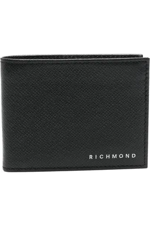 John Richmond Cartera con logo en relieve