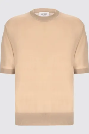 LANEUS Fine-knit T-shirt