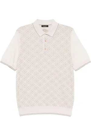 Stefano Ricci Playera tipo polo con motivo
