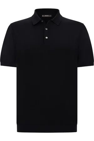 Boggi Milano Playera tipo polo tejida