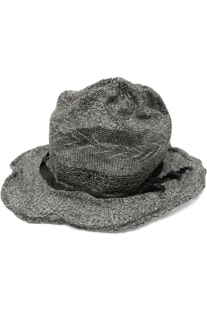 YOHJI YAMAMOTO Sombrero con efecto arrugado