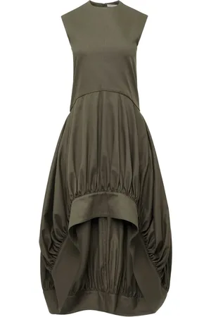 J.W.Anderson Vestido midi con dobladillo abombado