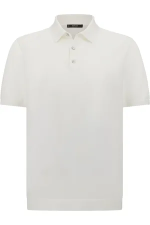 Boggi Milano Playera tipo polo tejida
